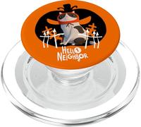 Hello Neighbor - Masked Cat on White PopSockets PopGrip para MagSafe