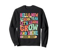 Hello New School Year Let's Learn Back to School 2026 Sudadera