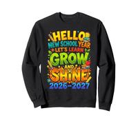 Hello New School Year Let's Learn Back to School Sudadera