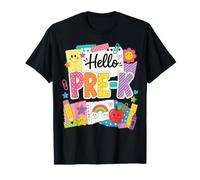 Hello Pre-K Back To School Pre-Kindergarten Teacher Student Camiseta