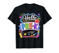 Hello Pre-K Back To School Pre-Kindergarten Teacher Student Camiseta