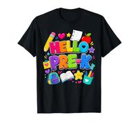 Hello Pre-K Back To School Pre-Kindergarten Teacher Student Camiseta