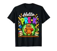 Hello Pre-K Capybara Back To School Boy Girl Student Camiseta