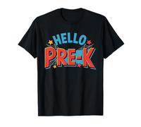Hello Pre-K Comic Book Style Kids Camiseta