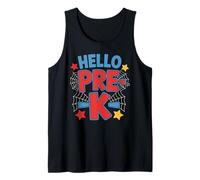 Hello Pre-K Comic Book Style Kids Camiseta sin Mangas