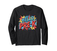 Hello Pre-K Comic Book Style Kids Manga Larga