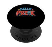 Hello Pre-K Comic Book Style Kids PopSockets PopGrip Adhesivo