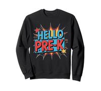 Hello Pre-K Comic Book Style Kids Sudadera
