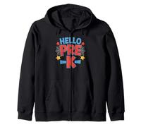 Hello Pre-K Comic Book Style Kids Sudadera con Capucha