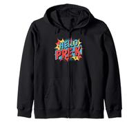 Hello Pre-K Comic Book Style Kids Sudadera con Capucha