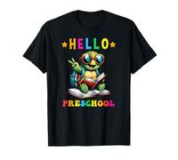 Hello Preescolar Turtle Lovers Regreso a la Escuela Niños Niños Niñas Camiseta