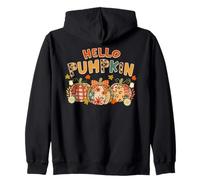 Hello Pumpkin, Bonito diseño de Acción de Gracias de otoño Sudadera con Capucha
