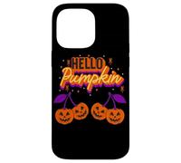 Hello Pumpkin Cherry Jack-O-Lantern Faces Retro Halloween Carcasa para iPhone 14 Pro MAX