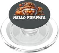 Hello Pumpkin GNOME Graphic For Women Who Love Fall Vibes PopSockets PopGrip para MagSafe
