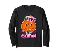 Hello Queen Pumpkin Halloween Otoño Calabaza Halloween Costu Manga Larga