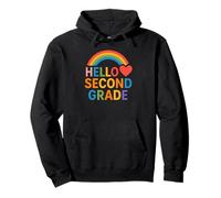 Hello Second Grade Fun Back-to-School Tees Bags and Decor Sudadera con Capucha