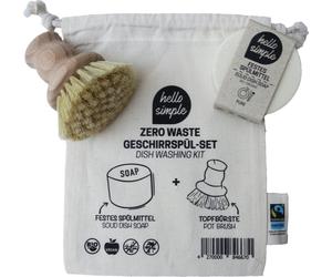 hello simple Set - Cepillo y Jabón en Pastilla - 1 set hello simple