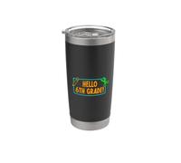 Hello Sixth Grade! 6th Grader First Day Of School Boy Girl Vaso térmico de acero inoxidable de doble pared