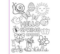 Hello Spring Children's Coloring Book