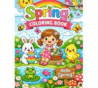 Hello Spring! Coloring Book for Kids