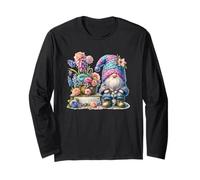 Hello Spring Decor For Women Men and Kids Cute Hippie GNOME Manga Larga