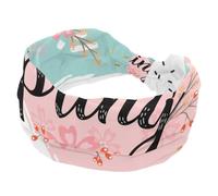 Hello Spring - Diademas anchas para mujer, diadema elástica cruzada, turbante para entrenamiento deportivo