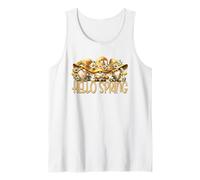 Hello Spring Gnomes For Women and Girls Who Loves Honey Bees Camiseta sin Mangas