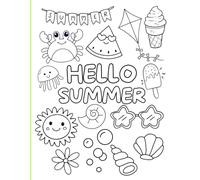 Hello Summer Children's Coloring Book
