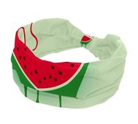 Hello Summer - Diademas anchas y deliciosas de sandía para mujer, bandas elásticas antideslizantes para el pelo, diadema turbante para entrenamiento, yoga, deporte y correr