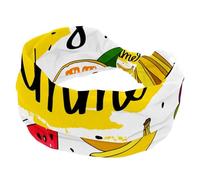 Hello Summer Fruits - Diadema para mujer, diadema ancha y suave, antideslizante, para yoga, fitness, viajes, gimnasio, accesorios para el cabello