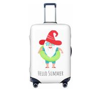 Hello Summer Gnome, 2 fundas elásticas para equipaje de viaje, 45,7 a 81,3 cm, Black, XL