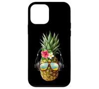 Hello Summer Graphic tee Shirt, Funny Summer Beach Pineapple Carcasa para iPhone 12 Mini