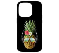 Hello Summer Graphic tee Shirt, Funny Summer Beach Pineapple Carcasa para iPhone 14 Pro