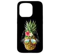 Hello Summer Graphic tee Shirt, Funny Summer Beach Pineapple Carcasa para iPhone 15 Pro