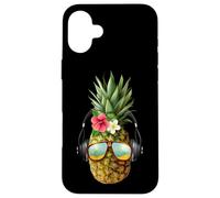 Hello Summer Graphic tee Shirt, Funny Summer Beach Pineapple Carcasa para iPhone 16 Plus