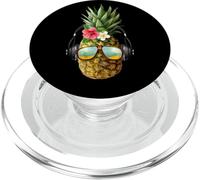 Hello Summer Graphic tee Shirt, Funny Summer Beach Pineapple PopSockets PopGrip para MagSafe