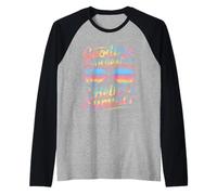 Hello Summer Happy Last Day of School Teacher Student Camiseta Manga Raglan