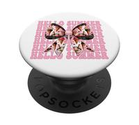 Hello Summer Ice Cream Cono Chica Mamá Coqueta Arco PopSockets PopGrip Adhesivo