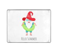 Hello Summer K Man - Alfombras para decoración de sala de estar, alfombras suaves y lavables para dormitorio, 63 x 48 pulgadas, alfombra interior para dormitorio y sala de estar