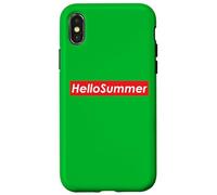 Hello Summer School is Out and I am Ready for Fun and Summer Carcasa para iPhone X/XS