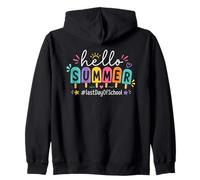 Hello Summer Último día de Escuela Popsicle Fun Sudadera con Capucha