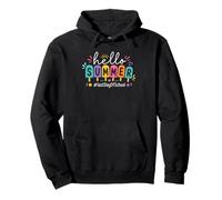 Hello Summer Último día de Escuela Popsicle Fun Sudadera con Capucha