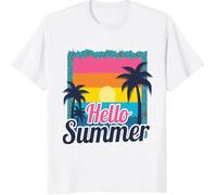 Hello Summer Welcome Your Holiday Best Gift T-Tshirts Camisetas y Tops, Tank Top, Long Sleeve, Hoodie for Summer Holiday(Medium)