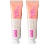 hello sunday | Bálsamo labial hidratante enriquecido con manteca de karité SPF 50, 15 ml (Paquete de 2)