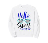 Hello Sweet Summer Heart Gafas de Sol Fun Summer Sudadera
