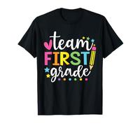 Hello Team First Grade Back to School Shirt Suministros Escolares Camiseta