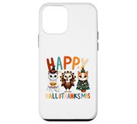 Hello thanksmas Cute Cats Halloween Acción de Gracias Navidad Carcasa para iPhone 12 Mini