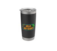Hello Third Grade! 3rd Grader First Day Of School Boy Girl Vaso térmico de acero inoxidable de doble pared