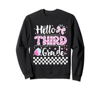 Hello Third Grade Coquette First Day of School Teacher Girls Sudadera