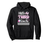 Hello Third Grade Coquette First Day of School Teacher Girls Sudadera con Capucha